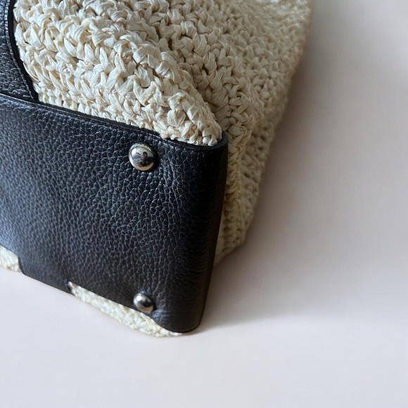 BCBG MaxAzria straw tote - Picture 11 of 13